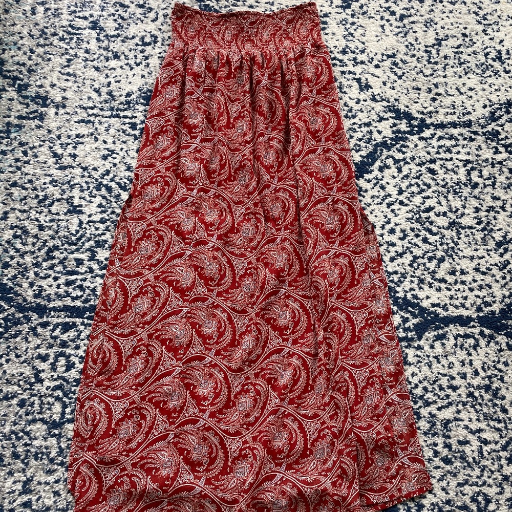 Abercrombie & Fitch multi-colored maxi skirt